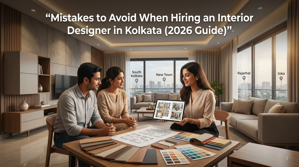 Common Mistakes to Avoid When Hiring an Interior Designer in Kolkata