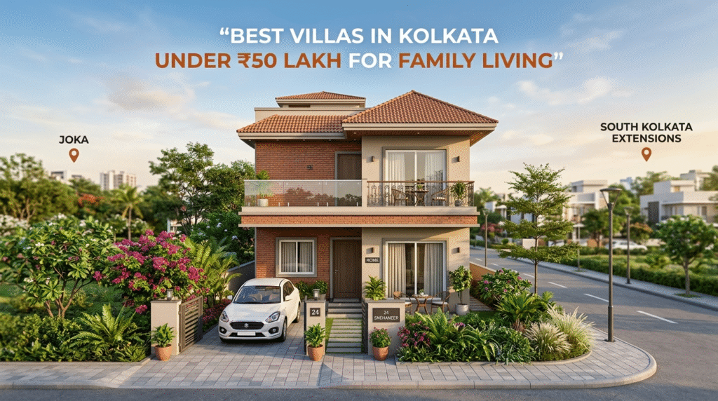 Find the Best Villas in Kolkata Under ₹50 Lakh for Family Living