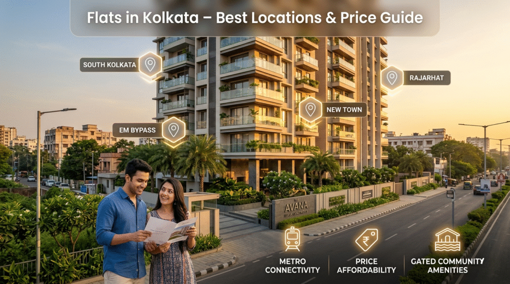 Flats in Kolkata – Best Locations, Prices & Buying Guide
