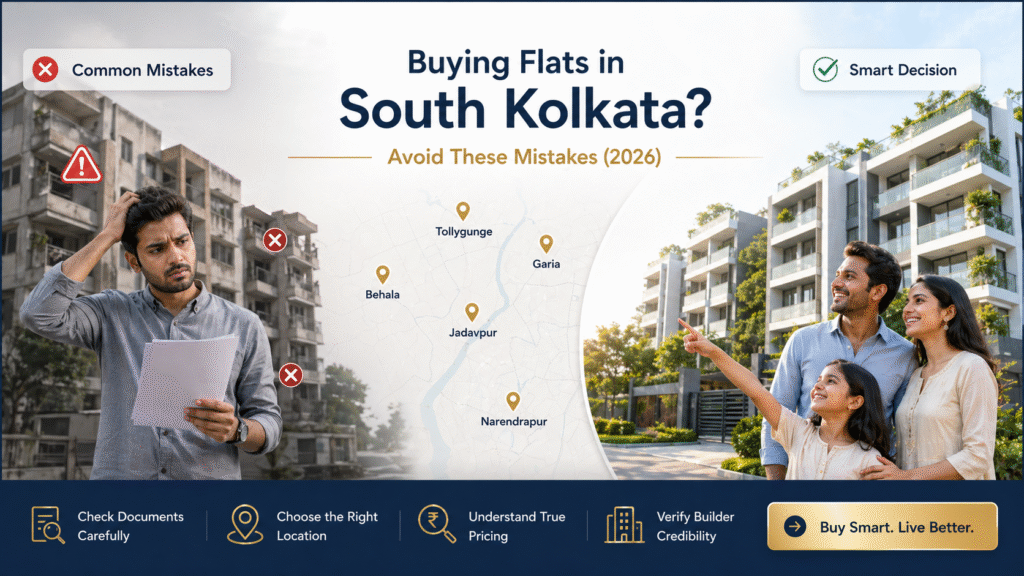 Mistakes to Avoid While Buying Flats in South Kolkata (2026 Guide)