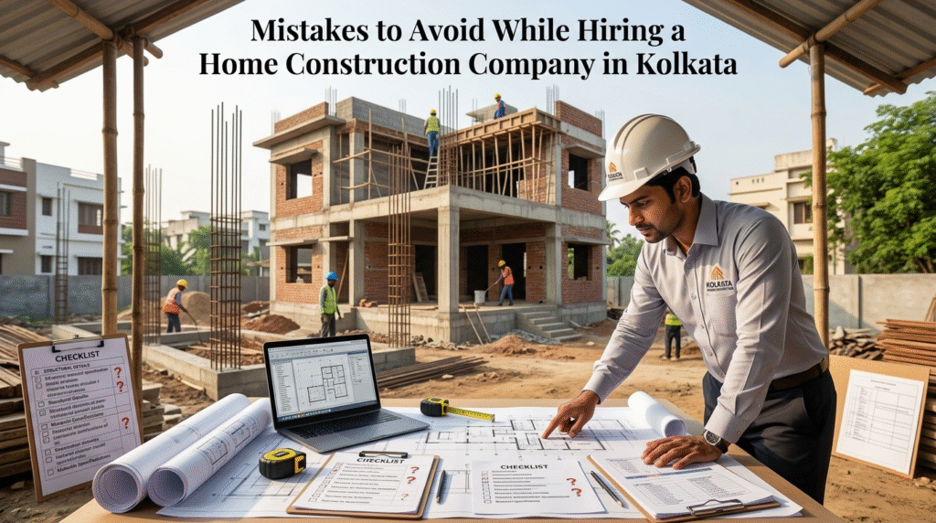 Mistakes to Avoid While Hiring a Home Construction Company in Kolkata (2026 Guide)