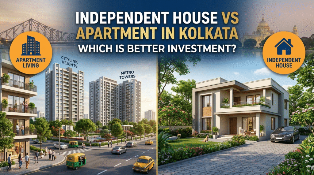 Independent House vs Apartment in Kolkata